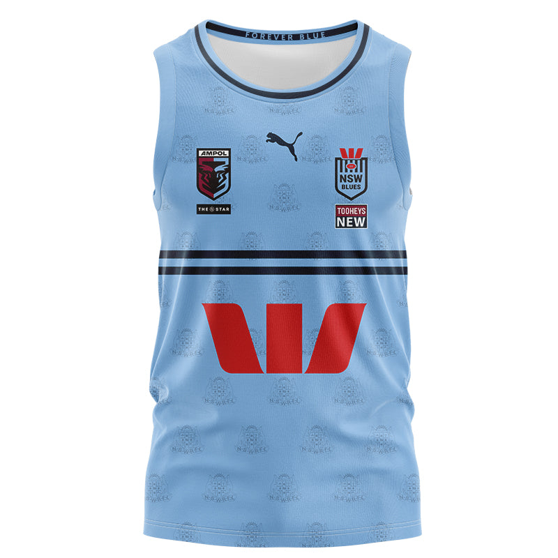 NSW Blues State Of Origin 2023 Home Singlet