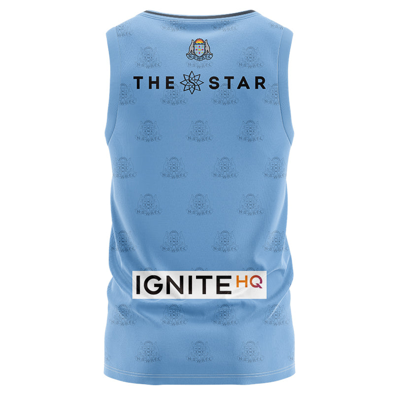 NSW Blues State Of Origin 2023 Home Singlet