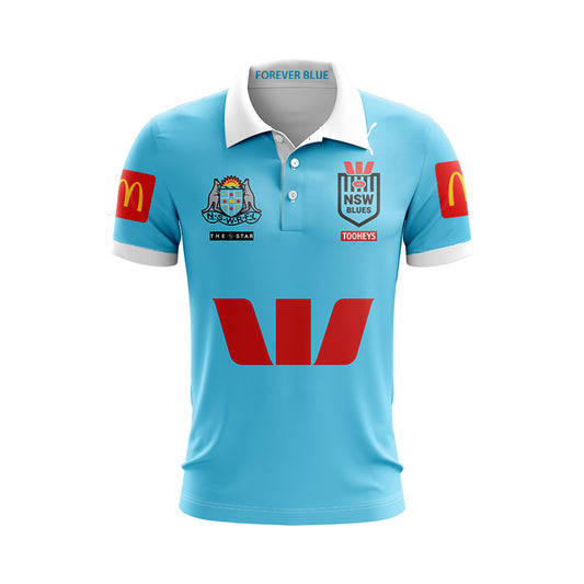 NSW Blues State Of Origin 2024 Unisex Polo Shirt