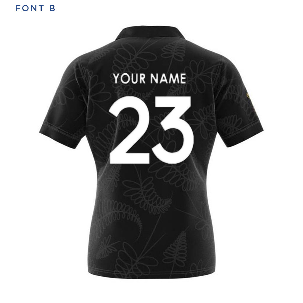 New Zealand All Blacks 2023 Rugby World Cup Home Polo Shirt