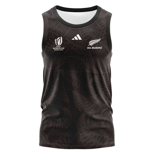 New Zealand All Blacks 2023 Rugby World Cup Home Training Singlet