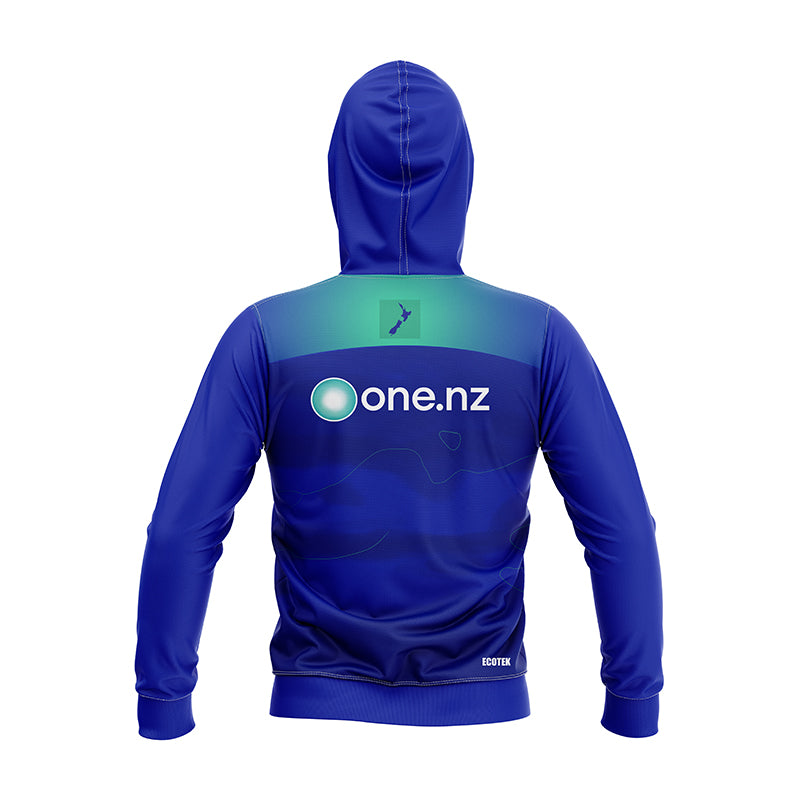 New Zealand Warriors 2024 Blue Training Hoodie