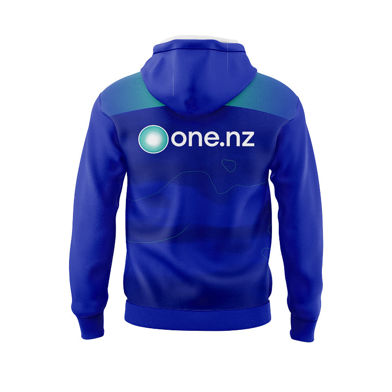 New Zealand Warriors 2024 Blue Training Hoodie