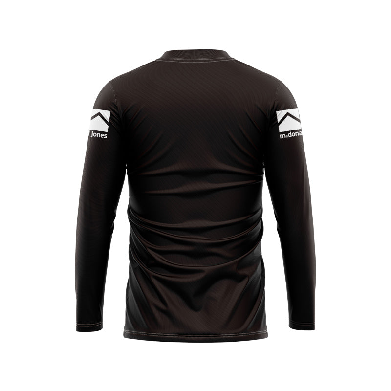 Newcastle Knights Long Sleeve Black Training Shirt