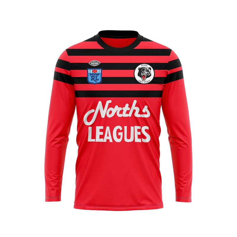 North Sydney Bears 1991 Long Sleeve Retro Shirt