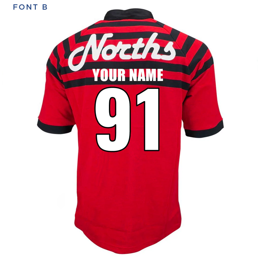 North Sydney Bears 1991 Retro Jersey