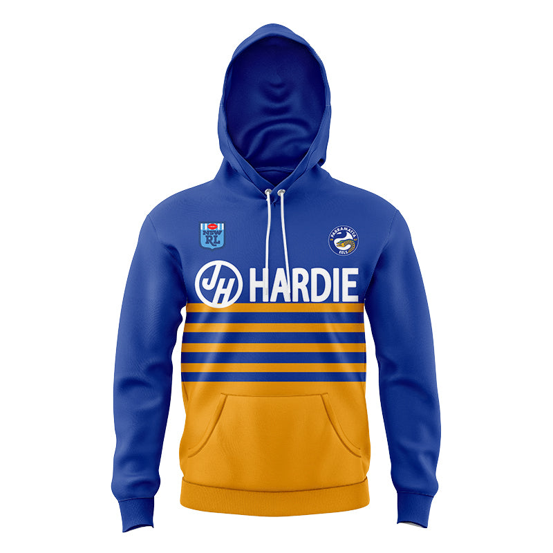Parramatta Eels 1980's Kids Retro Home Hoodie