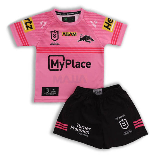 Penrith Panthers 2024 Kids Away Jersey and Shorts Kit