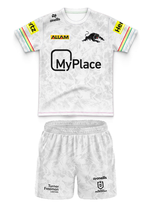 Kids Penrith Panthers 2024 Light Training Jersey and Shorts
