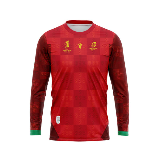 Portugal 2023 Rugby World Cup Long Sleeve Home Shirt