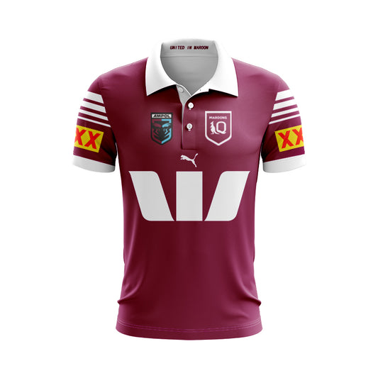 Queensland Maroons State Of Origin 2024 Polo Shirt