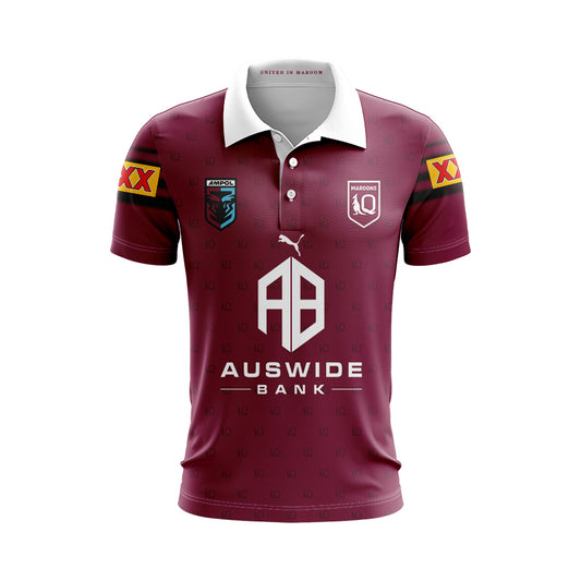 Queensland Maroons State Of Origin 2023 Polo Shirt