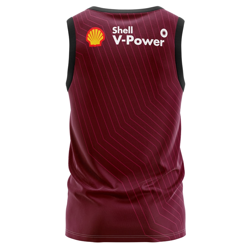 Queensland Maroons State Of Origin 2023 Black Trim Training Singlet