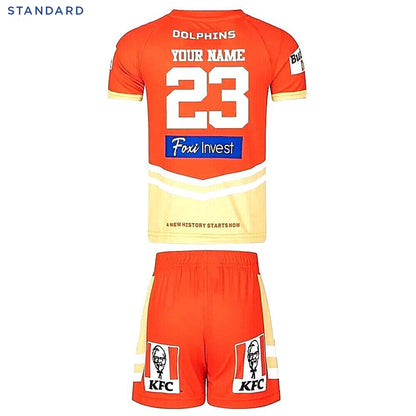 Redcliffe Dolphins 2023 Kids Home Jersey Kit (Includes Shorts)