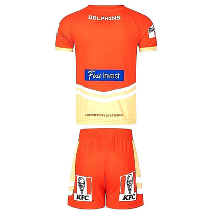 Redcliffe Dolphins 2023 Kids Home Jersey Kit (Includes Shorts)