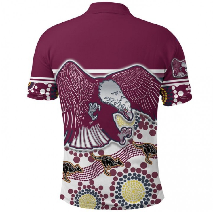 Manly Warringah Sea Eagles Indigenous Polo Shirt