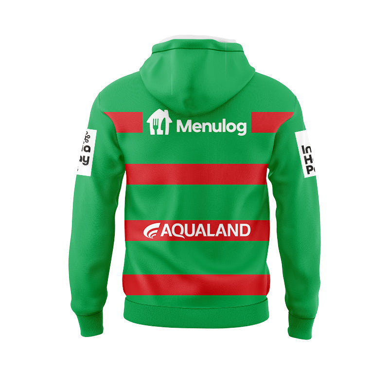 South Sydney Rabbitohs 2024 Away Hoodie With Zipper