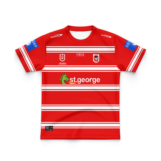 Kids St George Illawarra Dragons 2024 Away Jersey