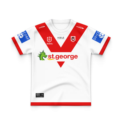 St George Illawarra Dragons 2024 Kids Home Jersey and Shorts Kit