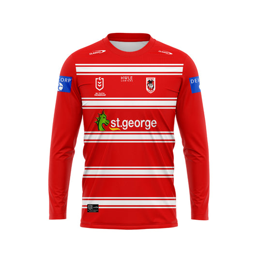 St George Illawarra Dragons 2024 Long Sleeve Away Shirt