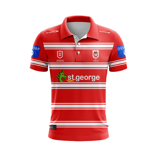 St George Illawarra Dragons 2024 Away Polo Shirt
