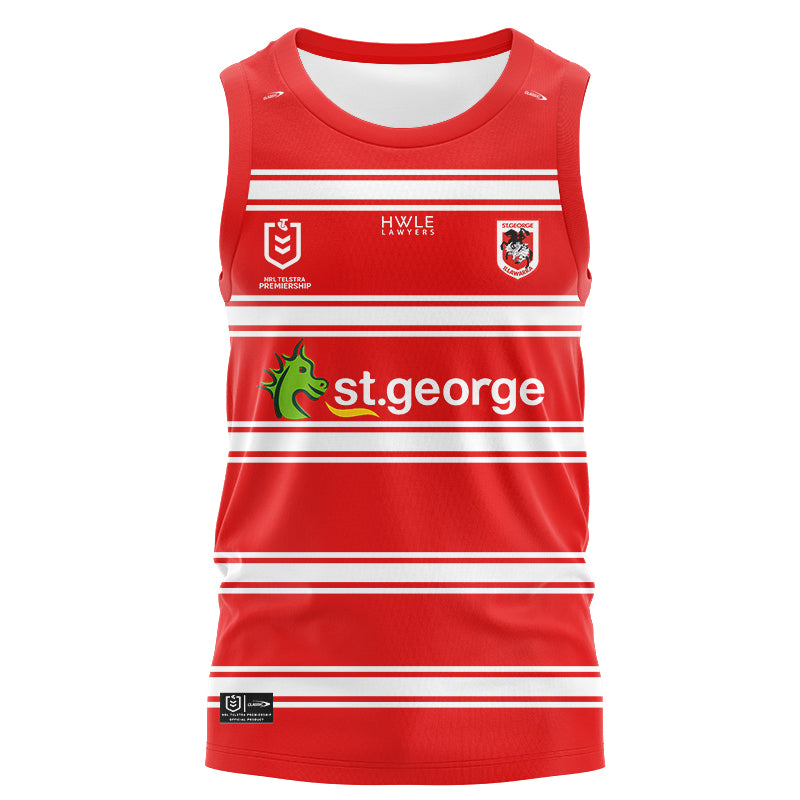 St George Illawarra Dragons 2024 Away Training Singlet