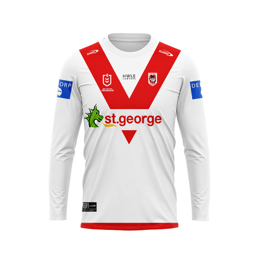 St George Illawarra Dragons 2024 Long Sleeve Home Shirt