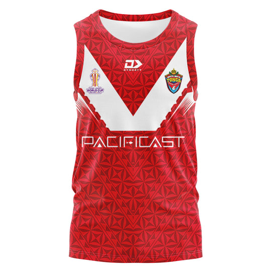Mate Ma'a Tonga 2022/23 Rugby League World Cup Training Singlet