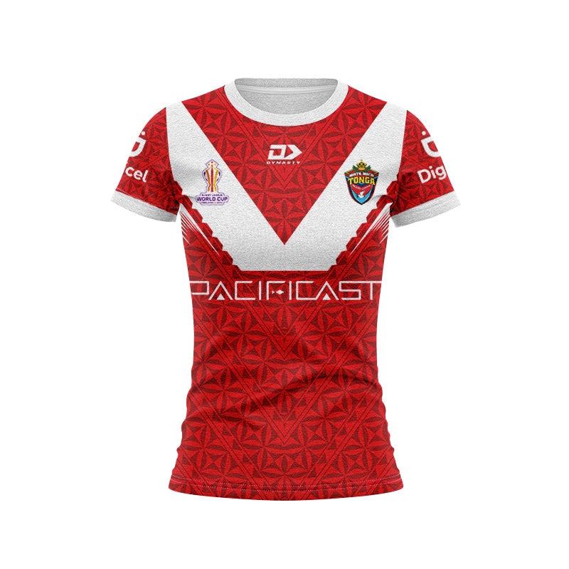 Mate Ma'a Tonga 2022 Rugby League World Cup Women's Shirt