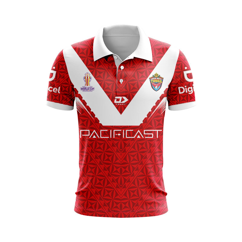 Mate Ma'a Tonga 2022 Rugby League World Cup Polo Shirt