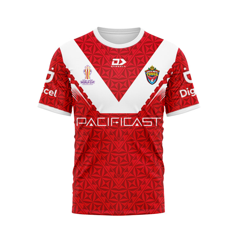 Mate Ma'a Tonga 2022 Rugby League World Cup Jersey