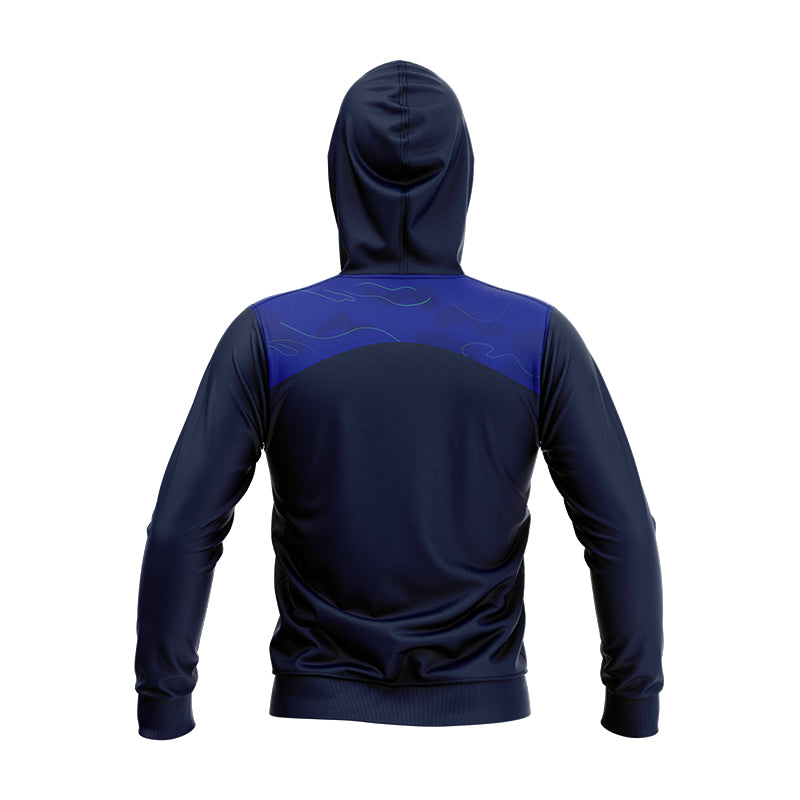 New Zealand Warriors 2024 Kids Blue Media Hoodie