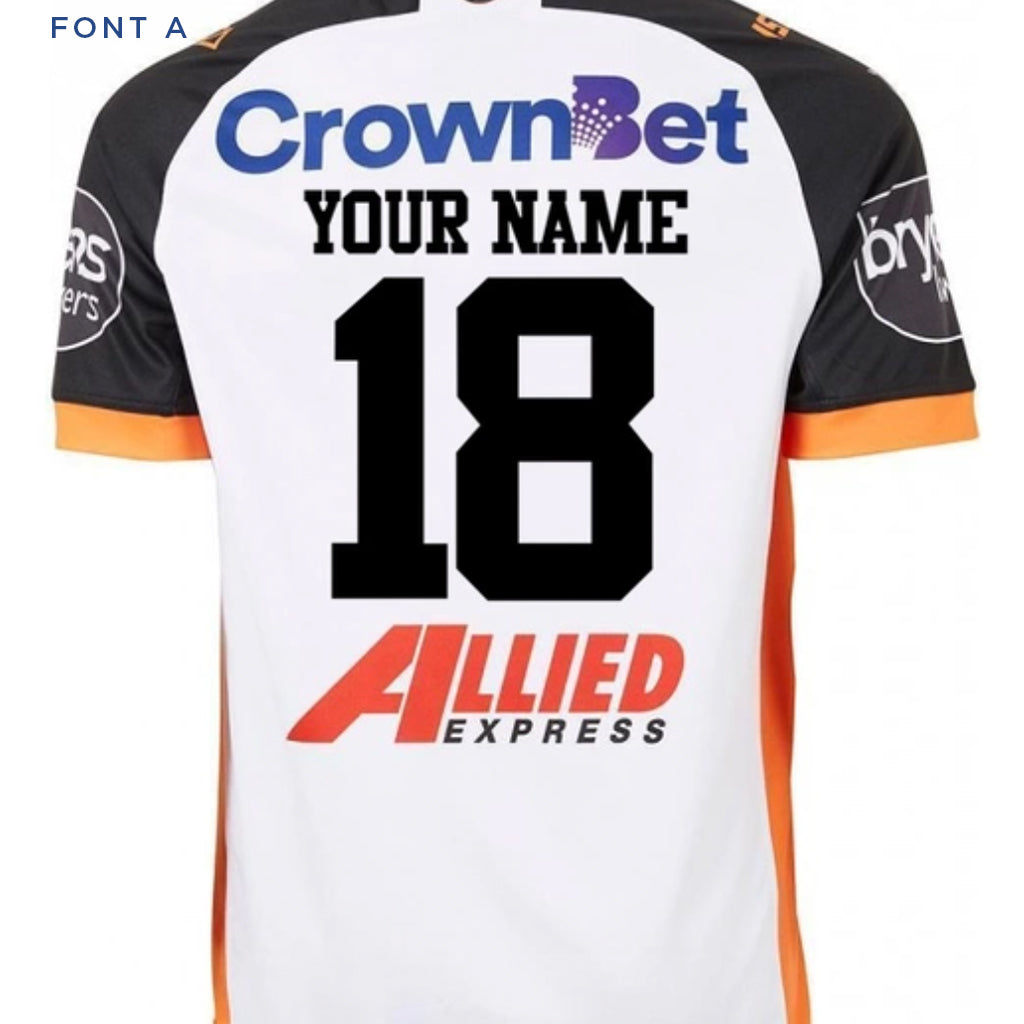 Wests Tigers 2018 Away Jersey