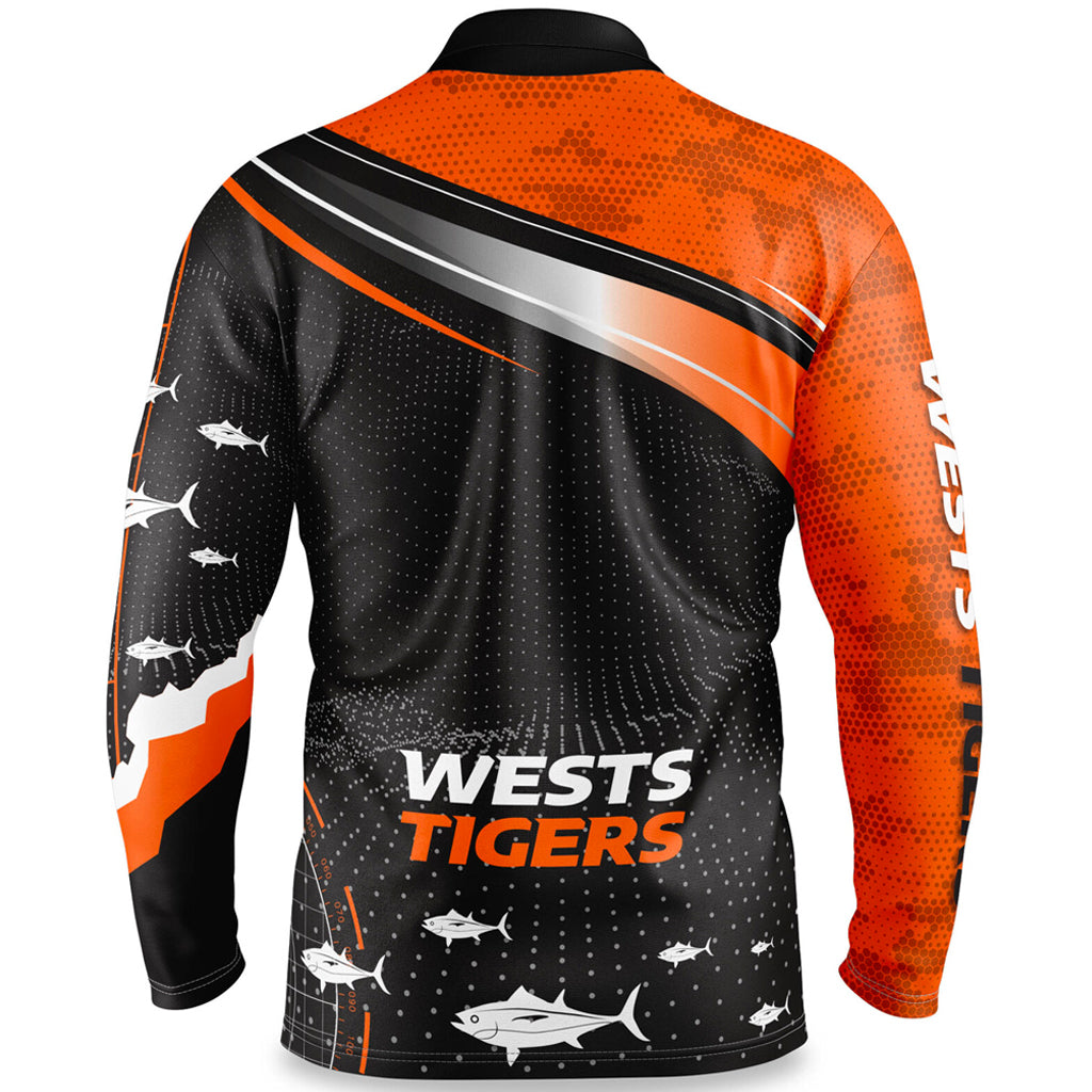 Wests Tigers Long Sleeve Fishing Shirt