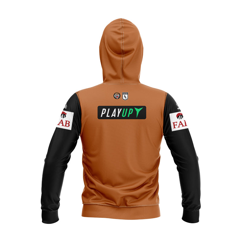 Wests Tigers 2024 Away Hoodie With Zipper