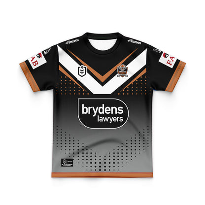 Wests Tigers 2024 Kids Home Jersey and Shorts Kit