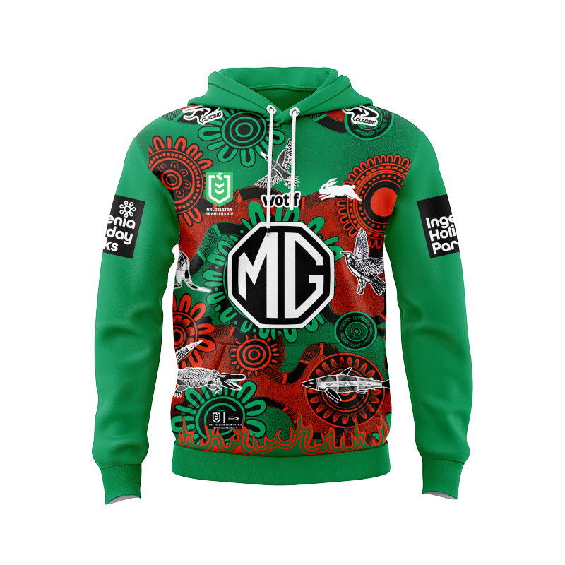 South Sydney Rabbitohs 2025 Indigenous Hoodie