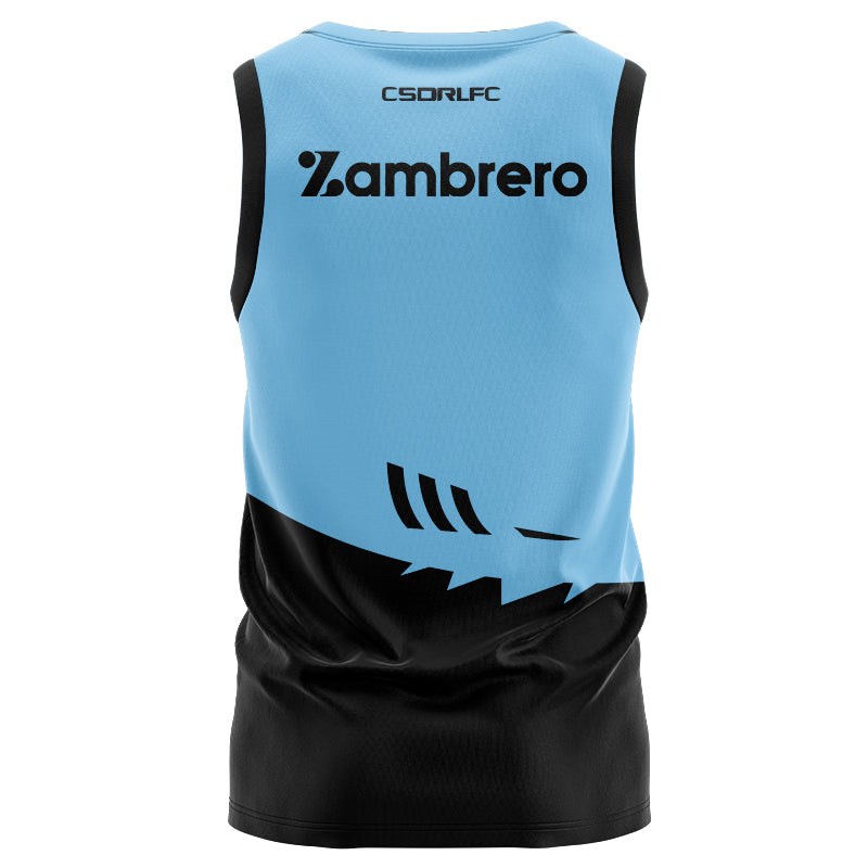Cronulla Sutherland Sharks 2025 Blue Training Singlet