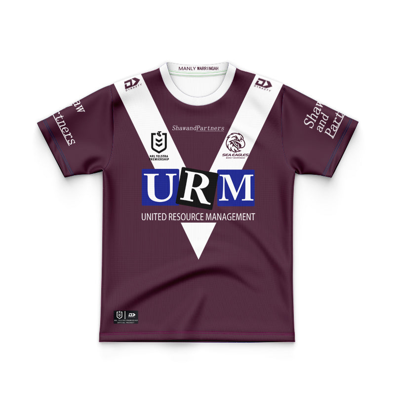 Manly Warringah Sea Eagles 2025 Kids Heritage Jersey