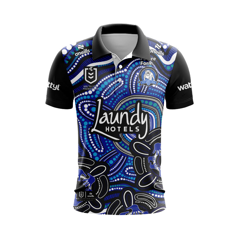 Canterbury Bankstown Bulldogs 2025 Indigenous Polo Shirt