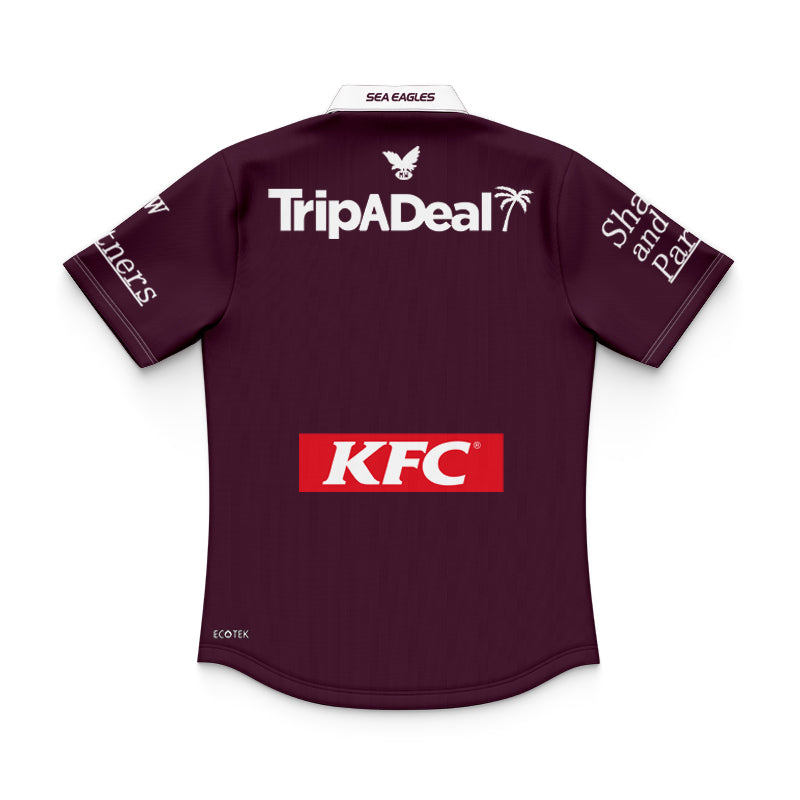 Manly Warringah Sea Eagles 2025 Kids Heritage Polo Shirt