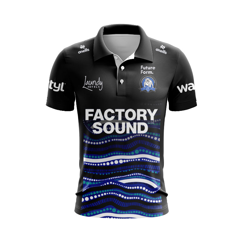 Canterbury Bankstown Bulldogs 2025 Indigenous Training Polo Shirt