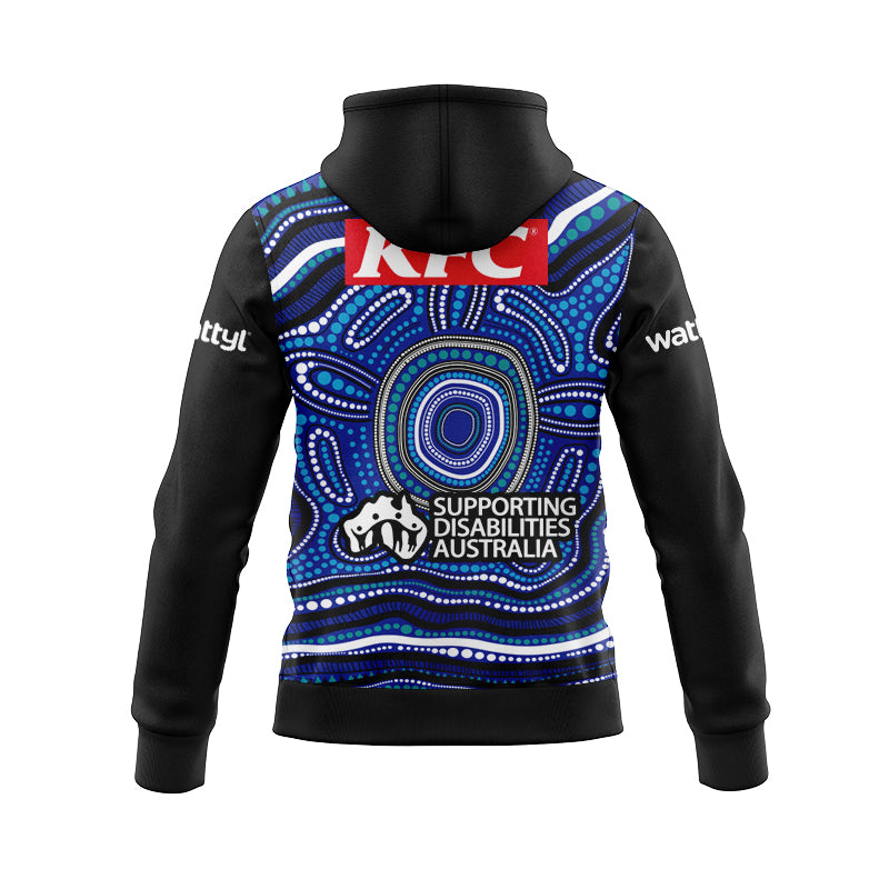 Canterbury Bankstown Bulldogs 2025 Indigenous Hoodie with Zipper