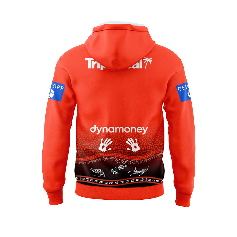 St George Illawarra Dragons 2025 Indigenous Hoodie with Zipper