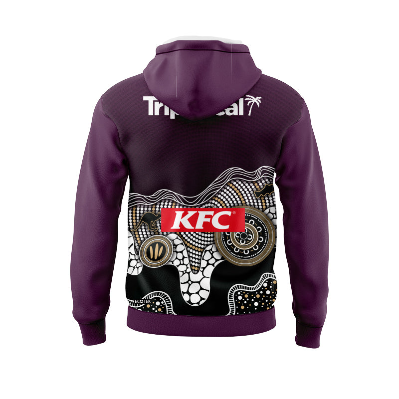 Manly Warringah Sea Eagles 2025 Indigenous Hoodie with Zipper