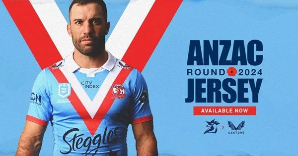 2024 Sydney Roosters ANZAC Jersey