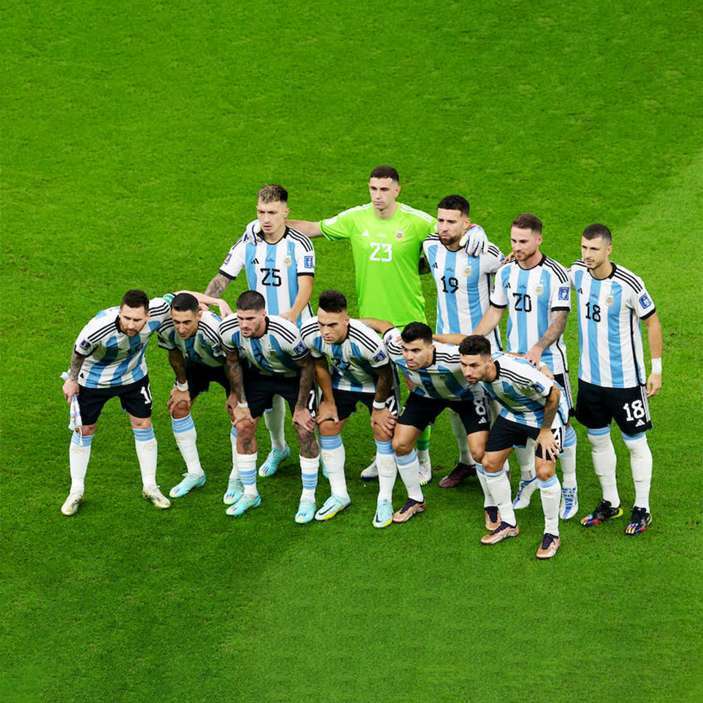 Argentina 2022 World Cup Home Jersey Shirt (2 Stars)