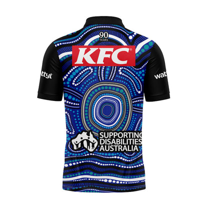 Canterbury Bankstown Bulldogs 2025 Indigenous Polo Shirt