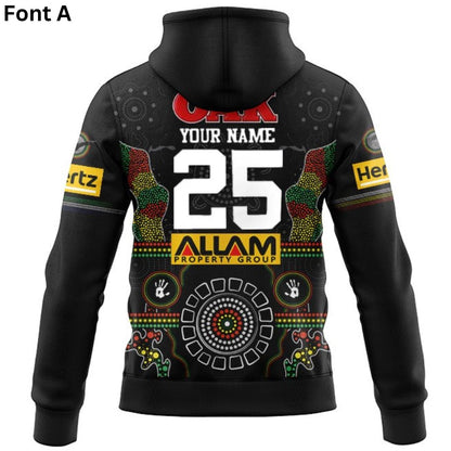 Penrith Panthers 2025 Indigenous Hoodie with Zipper