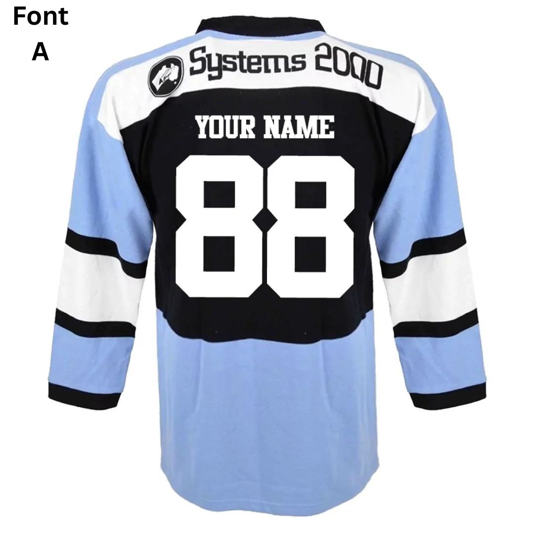 1988 Cronulla Sutherland Sharks Long Sleeve Jersey